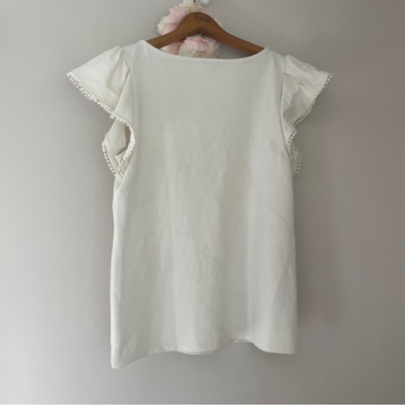 Ann Taylor Cap Sleeve Top Medium - Picture 6 of 6